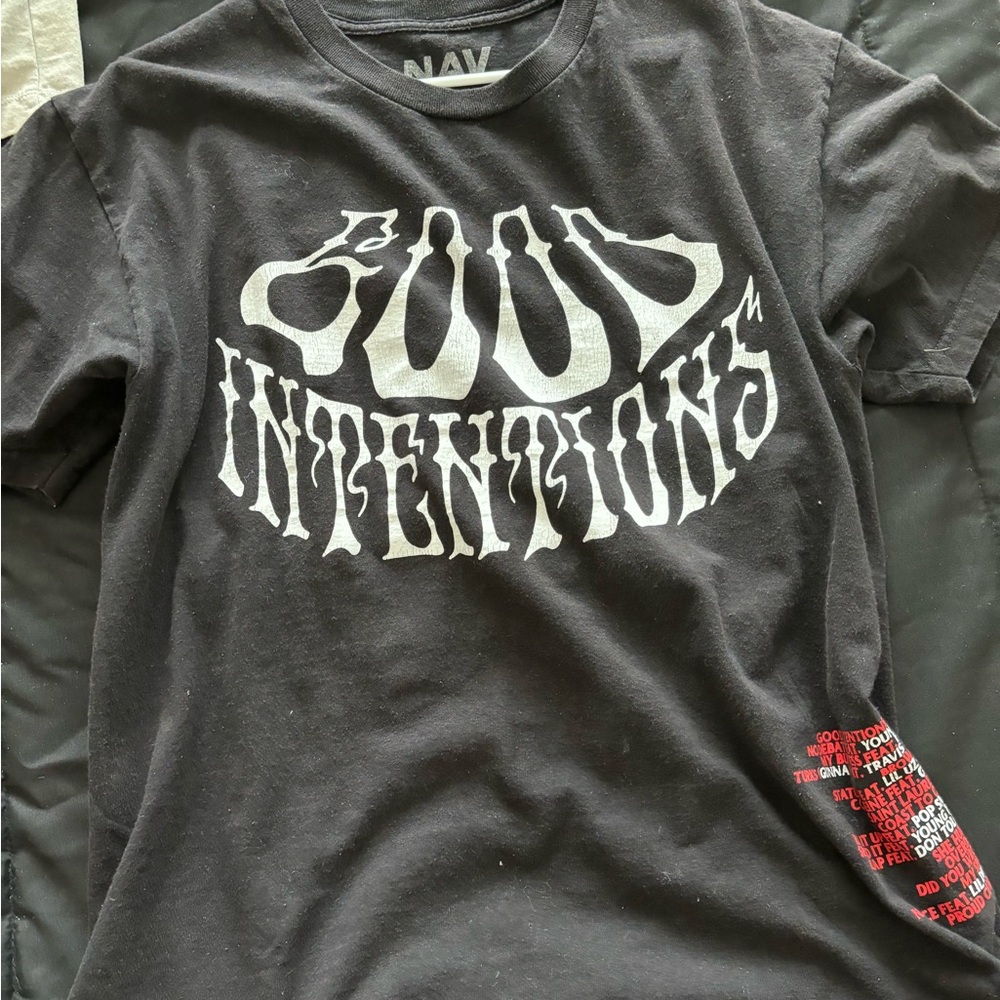 Vlone good intentions collab tshirt